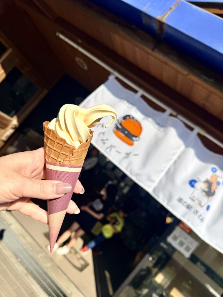 道の駅さとみ、ソフトクリーム