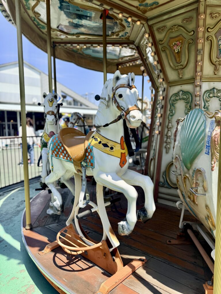 道の駅ららん藤岡のメリーゴーランド